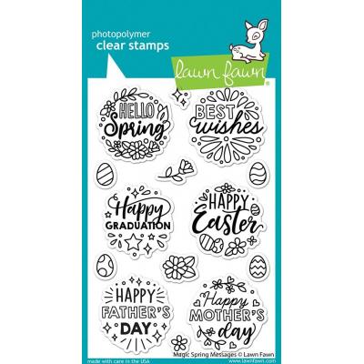 Lawn Fawn Clear Stamps - Giant Spring Messages